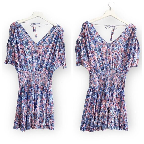 NWT Poupette St Barth Jena Ruffled Mini Dress Size XS - Picture 2 of 14